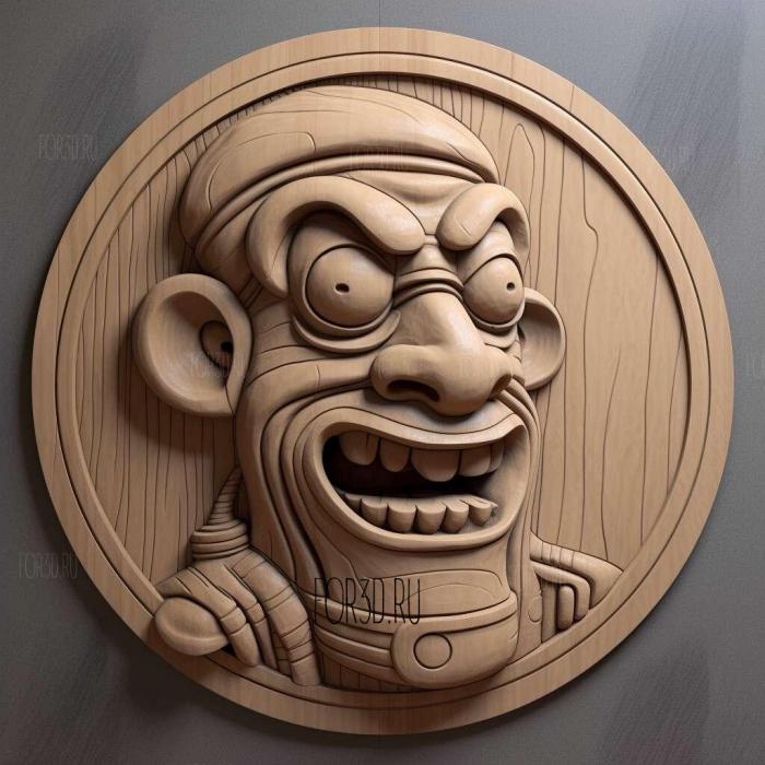 Futurama series 2 stl model for CNC